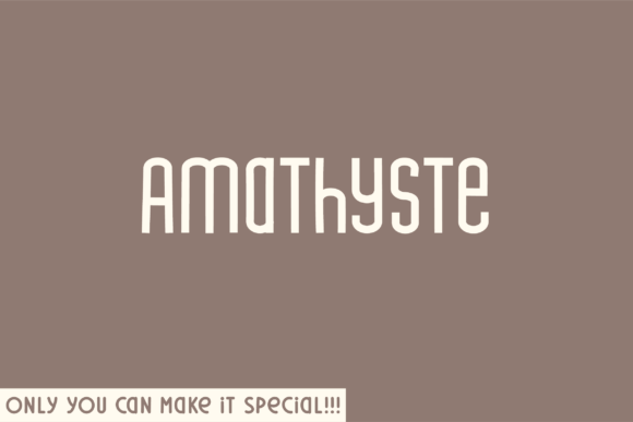 Amathyste: A Modern Sans Serif Typeface for Editors
