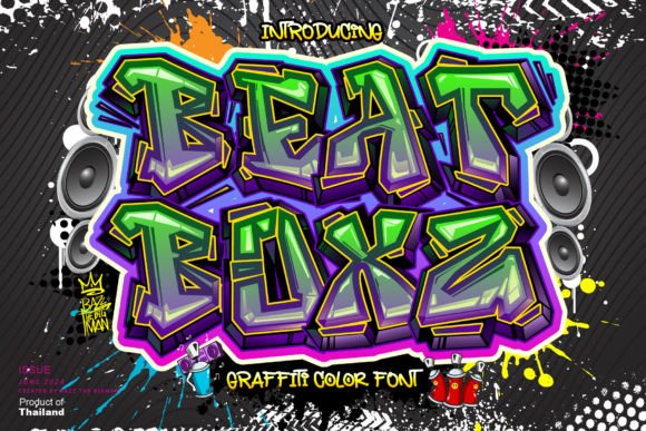 Beat Boxz Typeface for Urban Brand Identity