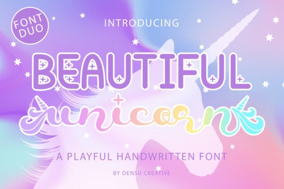 Beautiful Unicorn Font for Playful Branding