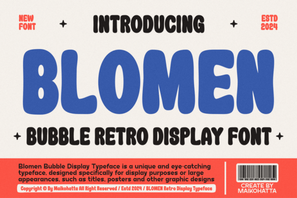Blomen Font Review: Soft Retro Display for Brands