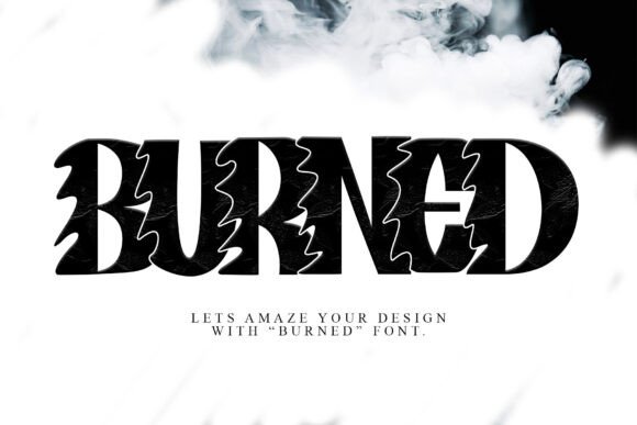 Burned: A Bold Blackletter Font for Modern Branding
