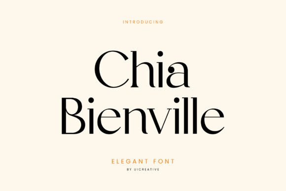 Chia Bianville Serif Font Review for Makers