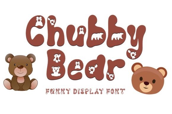 Chubby Bear Typeface for Playful Branding