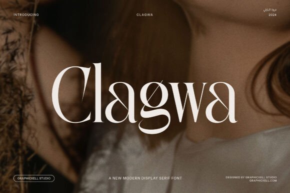 Clagwa Serif Font for Elegant Craft Designs