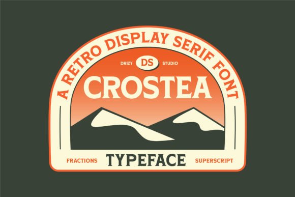 Crostea: A Vintage Serif Font for Makers