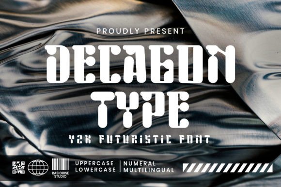 Decagon Type: The Y2K Futuristic Font for Bold Campaigns