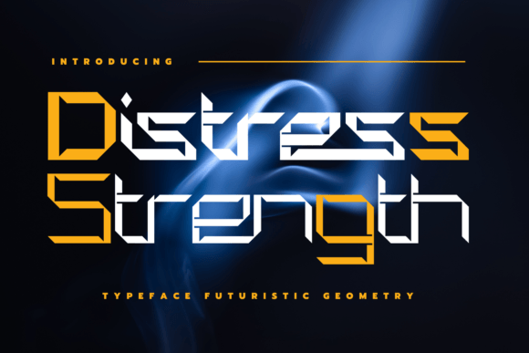 Distress Strength Typeface for Bold Branding