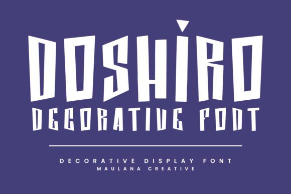 Doshiro Typeface: A Playful Brand Upgrade