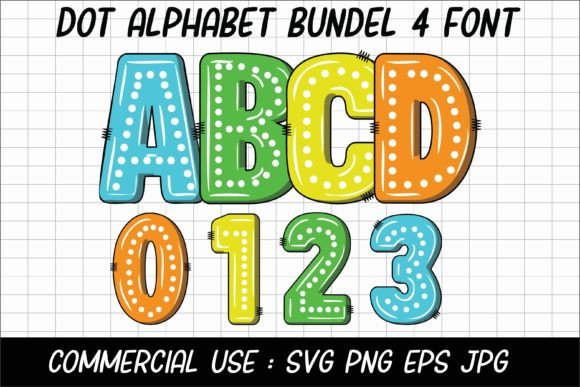 Dot Alphabet Typeface for Modern Branding