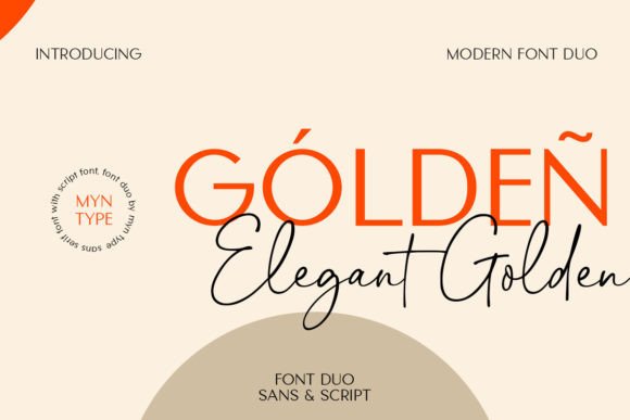 Elegant Golden - Duo Typeface Review