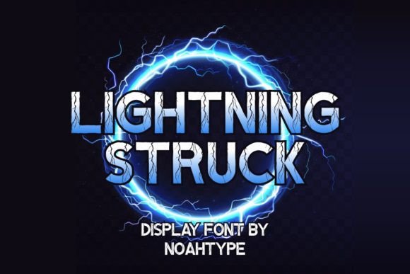 Lightning Struck Font Review: A Bold Decorative Choice