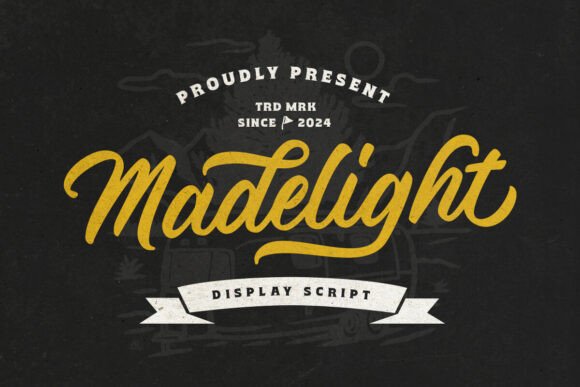 Madelight: The Retro Script Font for Bold Branding