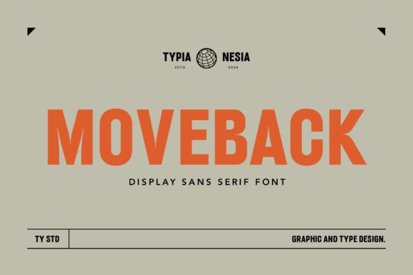 Moveback: Bold Sans Serif Font for Modern Branding