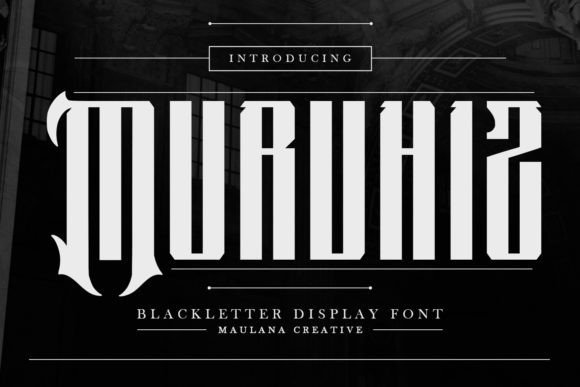 Murvhiz: Bold Blackletter Font for Digital Impact
