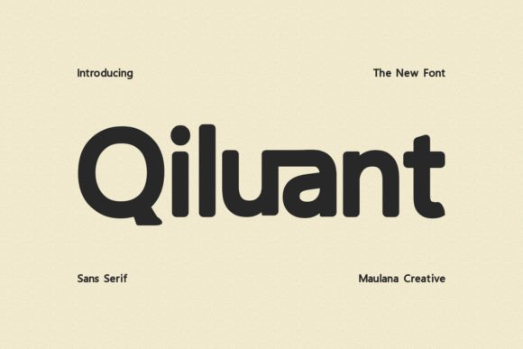 Qiluant Font for Bold Campaign Headlines