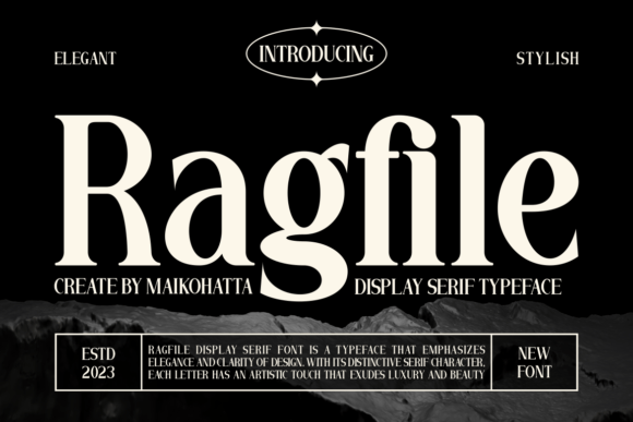 Ragfile Display Serif Typeface for Branding