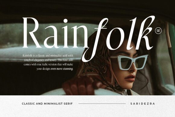 Rainfolk: The Elegant Serif Font for Branding