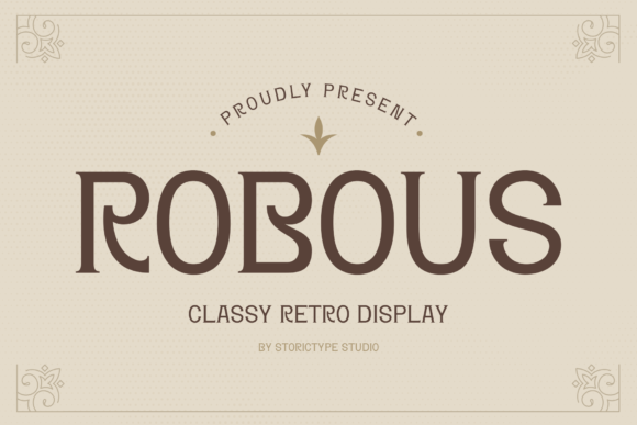 Robous: The Retro Serif Font for Bold Campaigns