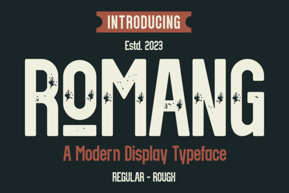 Romang Font: Modern Sans Serif for Bold Headlines