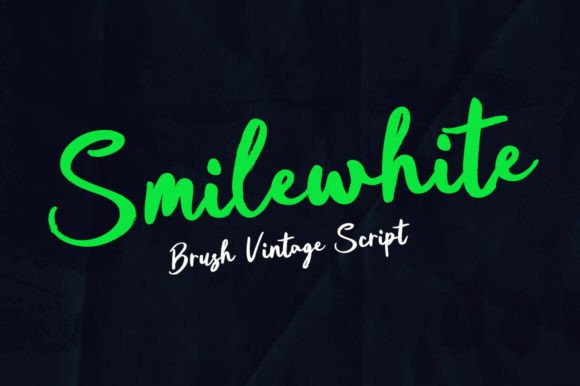 Smile White Typeface for Elegant Branding