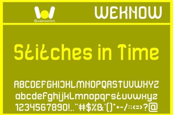 Stitches in Time: A Maker’s Guide to This Unique Sans Serif Font