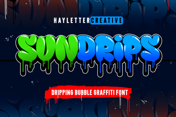 Sundrips: A Graffiti-Inspired Display Font for Modern Editorial Design