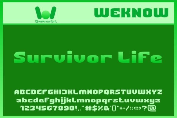 Survivor Life Font: Bold Display Typography for Logos