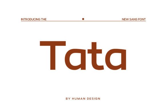 Tata: A Clean Sans Display Font for Modern Web Design